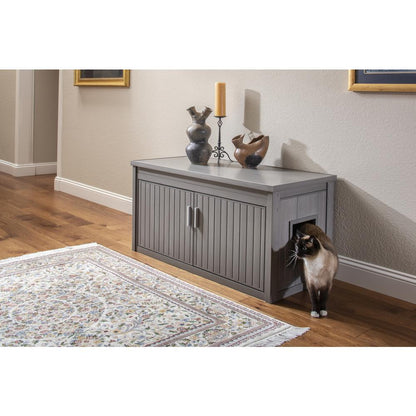 ECOFLEX® LitterLoo Bench Litter Box Cover Grey