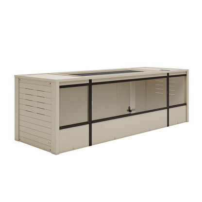 Mojave 72" ECOFLEX Reptile Habitat Lounge in Maple