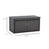 ECOFLEX® LitterLoo Bench Litter Box Cover Grey