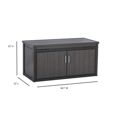 ECOFLEX® LitterLoo Bench Litter Box Cover Grey