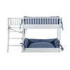 Dog Bunk Bed with Removable Cushions - Antique White