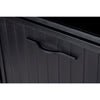 Brea Dog Food Pantry Double Dog Bowl-Espresso Black