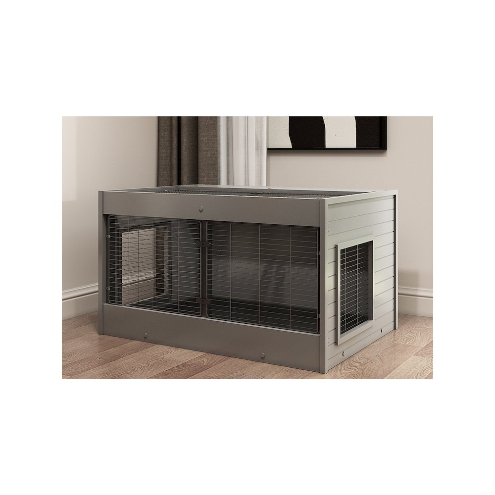 Small Animal Cozy Critter Connect-A-Hutch, Modular, & Easy-to-Clean Habitat