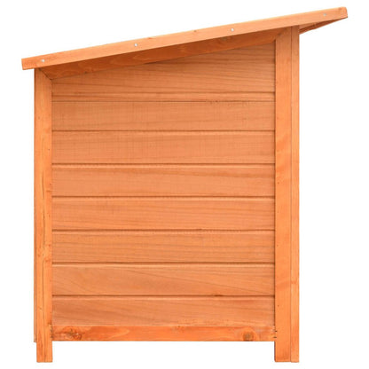 vidaXL Dog Cage Solid Pine & Fir Wood 47.2"x30.3"x33.9