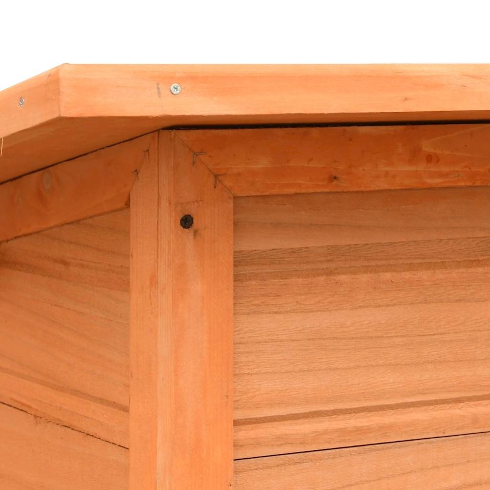 vidaXL Dog Cage Solid Pine & Fir Wood 47.2"x30.3"x33.9