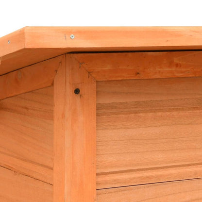 vidaXL Dog Cage Solid Pine & Fir Wood 47.2"x30.3"x33.9