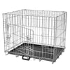 Dog Crate Galvanized Steel Galvanized Steel And Plastic M