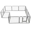 Dog Playpen Black Powder-Coated Steel 23.6 x 31.5 12-panel
