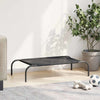 Dog Bed Black Textilene And Powder-Coated Steel Small