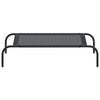 Dog Bed Black Textilene And Powder-Coated Steel Small