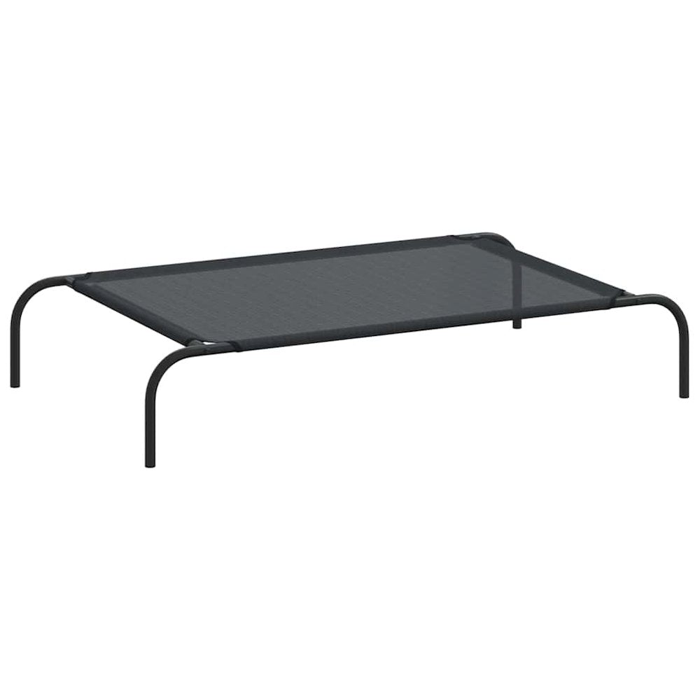Dog Bed Black 30% Polyester, 70% Pvc, Powder-Coated Steel Large
