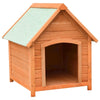 Dog House Brown And Green Solid Pine And Fir Wood Medium
