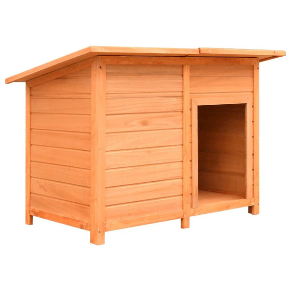 Dog House Brown, Green Solid Pine Wood