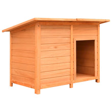 Dog House Brown, Green Solid Pine Wood