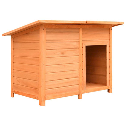 Dog House Brown, Green Solid Pine Wood