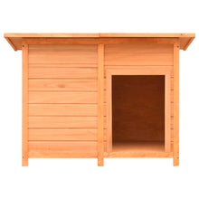 Dog House Brown, Green Solid Pine Wood