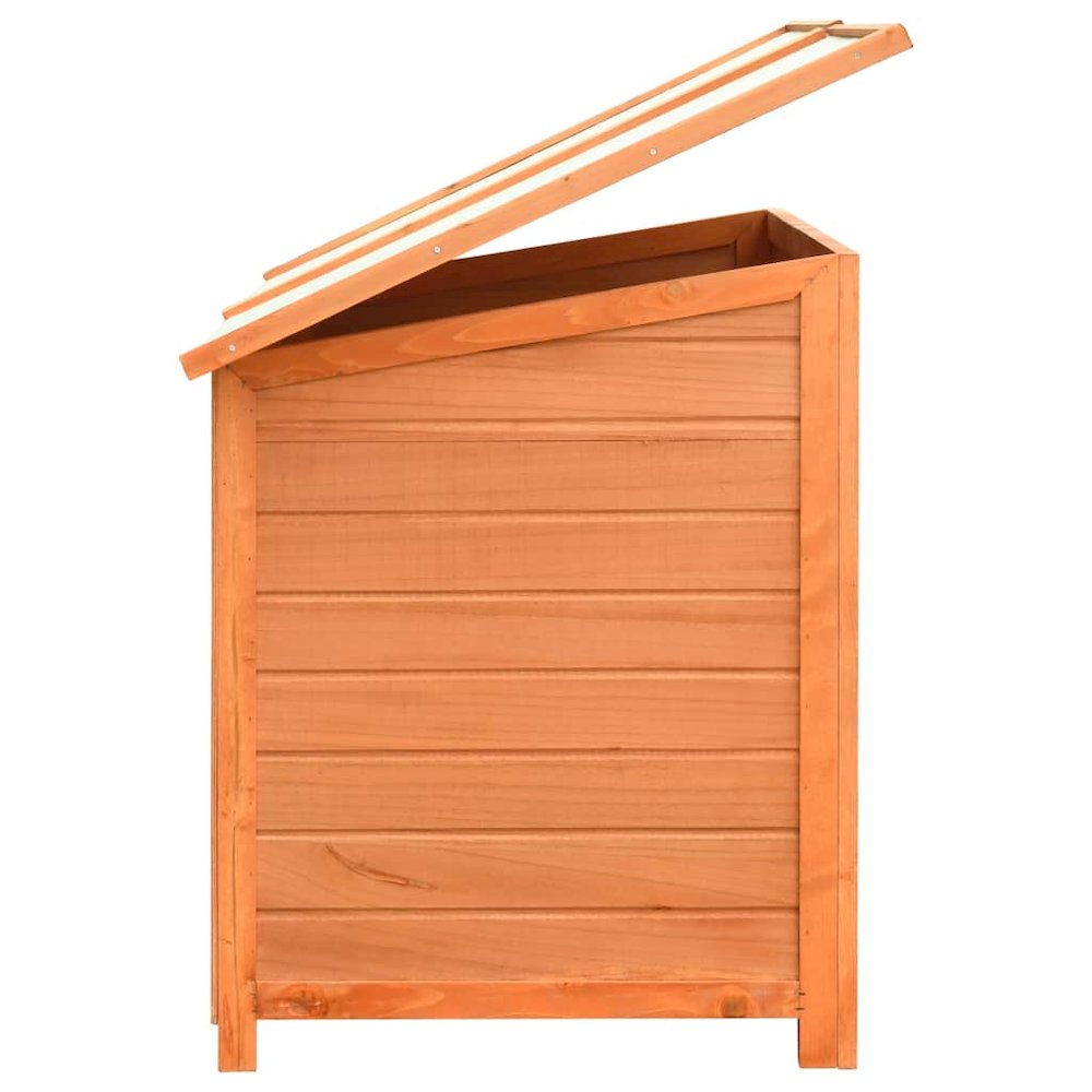 Dog House Brown, Green Solid Pine Wood