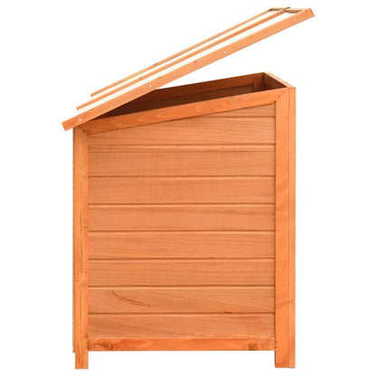Dog House Brown, Green Solid Pine Wood