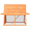 Rabbit Hutch Brown Solid Pine Wood