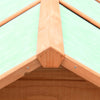 Chicken Coop Brown And Green Solid Pine/Fir Wood
