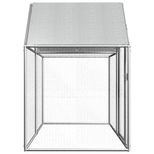 Chicken Coop Silver Galvanized Steel Large Durable Chicken Coop