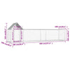 Chicken Coop Silver Galvanized Steel Durable