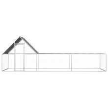 Chicken Coop Silver Galvanized Steel Locks