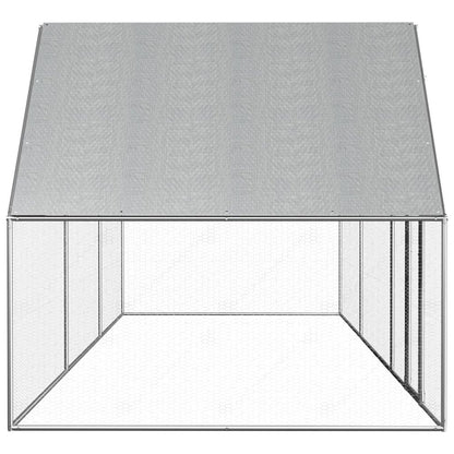 Chicken Coop Silver Galvanized Steel Locks