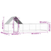 Chicken Coop Silver Galvanized Steel Locks