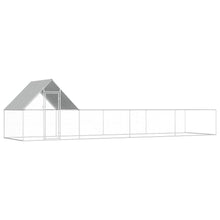 Chicken Coop Silver Galvanized Steel Feet Durable