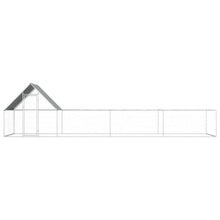 Chicken Coop Silver Galvanized Steel Feet Durable