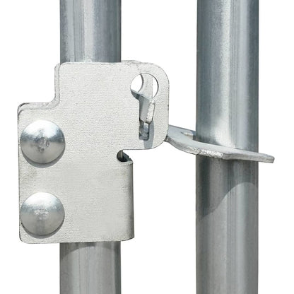 Chicken Coop Silver Galvanized Steel Feet Durable