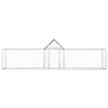 Chicken Coop Silver Galvanized Steel 196.9W x 139.4D x 59.1H