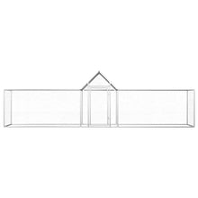 Chicken Coop Silver Galvanized Steel 196.9W x 139.4D x 59.1H