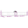 Chicken Coop Silver Galvanized Steel Large Durable