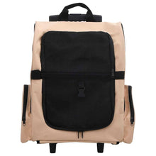 Pet Carrier Beige Polyester And Metal Suitable For Small Pets