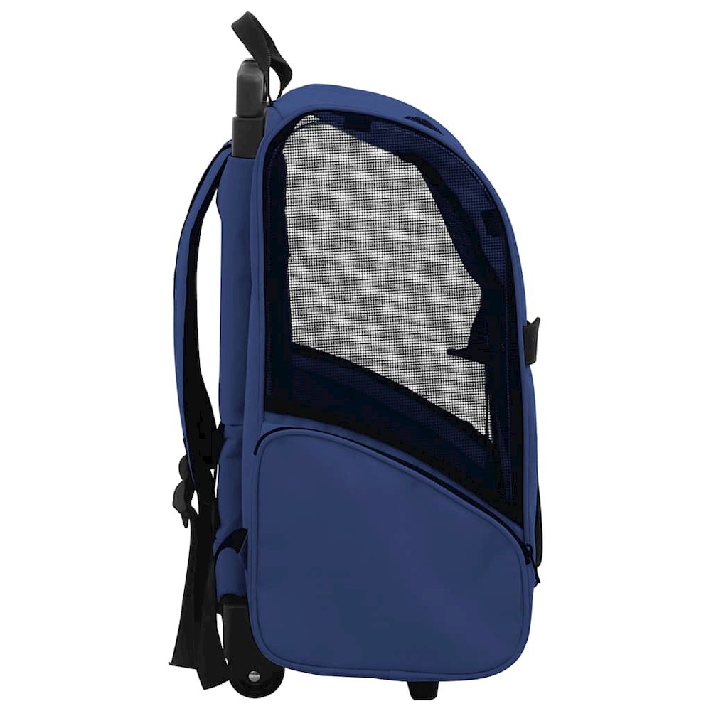 Pet Carrier Blue Polyester