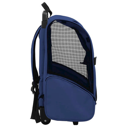 Pet Carrier Blue Polyester
