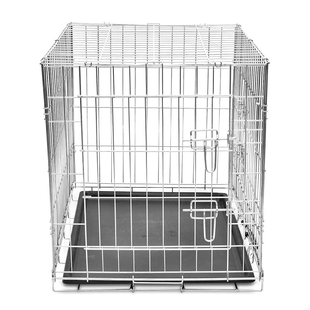 Dog Crate Galvanized Steel Galvanized Steel And Plastic M