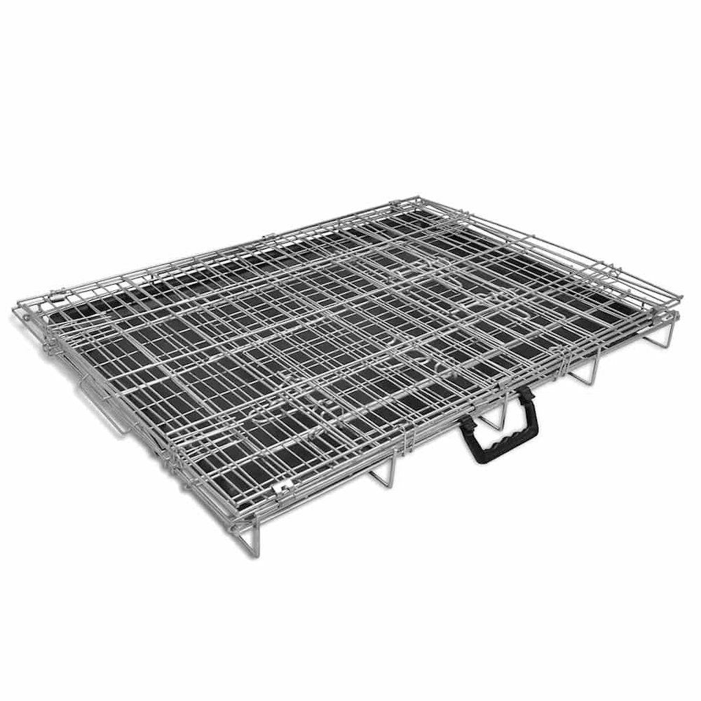Dog Crate Galvanized Steel Galvanized Steel And Plastic M