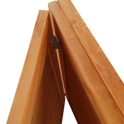 Animal Cage Brown Solid Fir Wood, Plywood Collapsible
