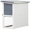 Rabbit Hutch Grey and White