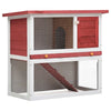 Rabbit Hutch Red Pine Wood Large Durable