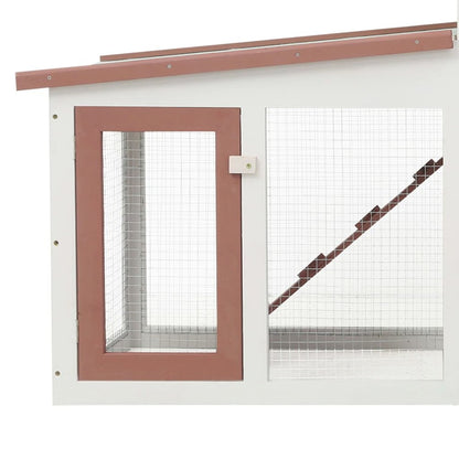 Rabbit Hutch Brown And White