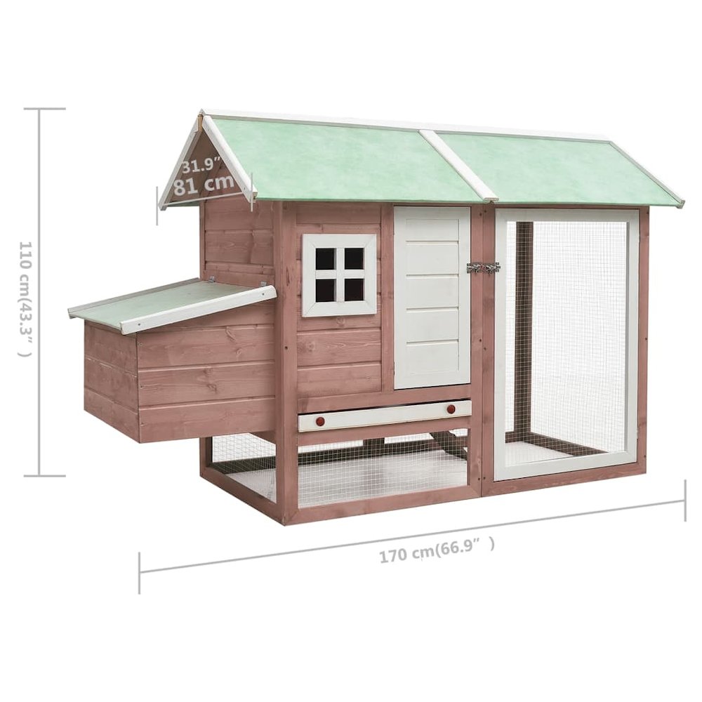 Rabbit Hutch Mocha and Green