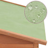 Chicken Coop Natural Wood Solid Fir Wood, Plywood, Galvanized Steel