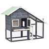 Rabbit Hutch Grey And White 24.8W x 55.1D x 47.2H