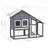 Rabbit Hutch Grey And White 24.8W x 55.1D x 47.2H