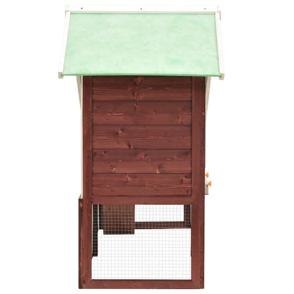 Rabbit Hutch Mocha And White 55.1W x 55.1D x 47.4H