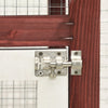 Rabbit Hutch Mocha And White 55.1W x 55.1D x 47.4H